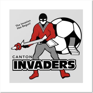 Defunct Canton Invaders Soccer 1991 Posters and Art